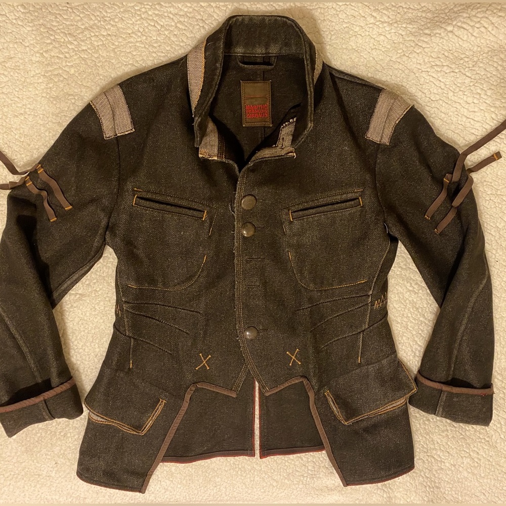 Marithe Franscoise Girbaud Wool Military Jacket